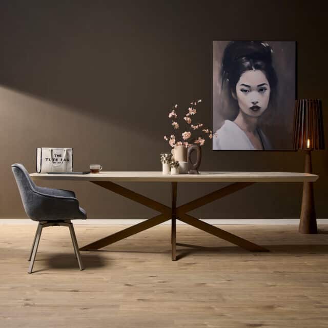 Starfurn Eettafel Madison Sand 280 Cm Deens Ovaal