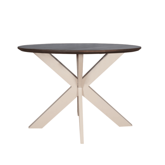 Eettafel Madison Walnut 130 Cm Poot Sand Eettafel Madison Walnut 130 Cm Poot Sand
