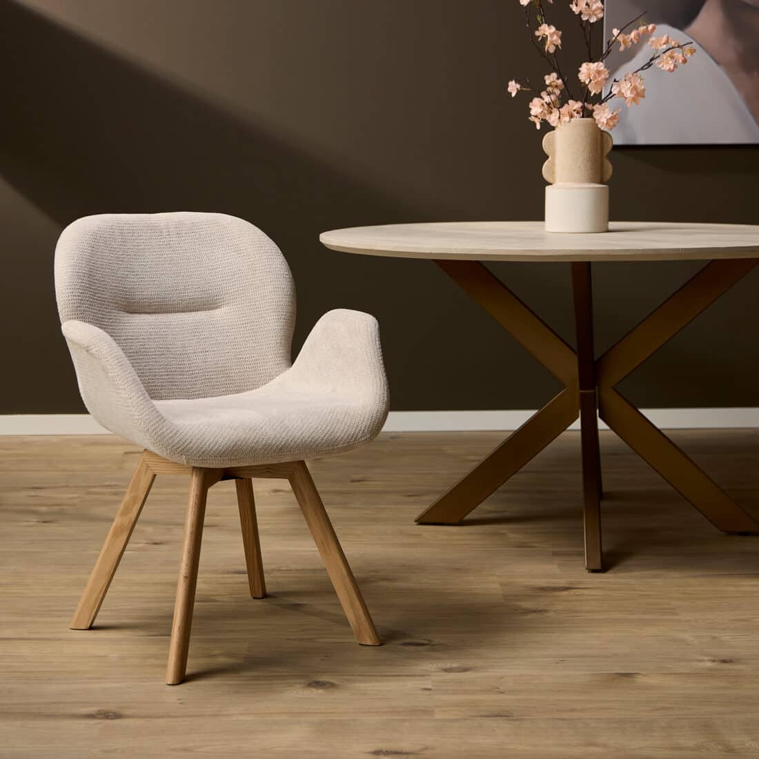 Starfurn Eetkamerstoel Jesse Beige