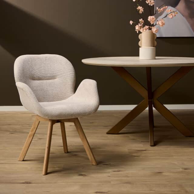 Starfurn Eetkamerstoel Jesse Beige