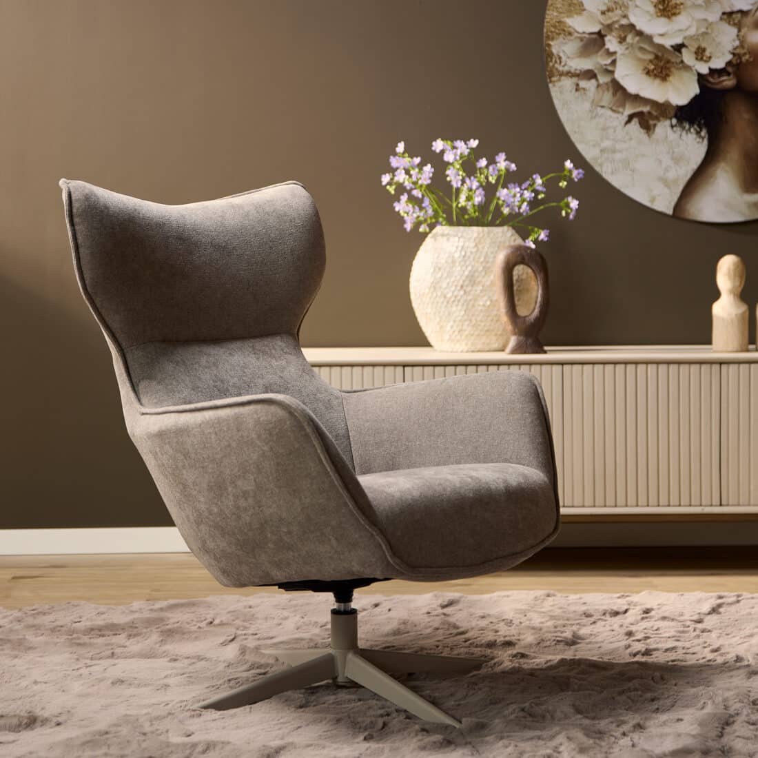 Starfurn Fauteuil Julia Taupe