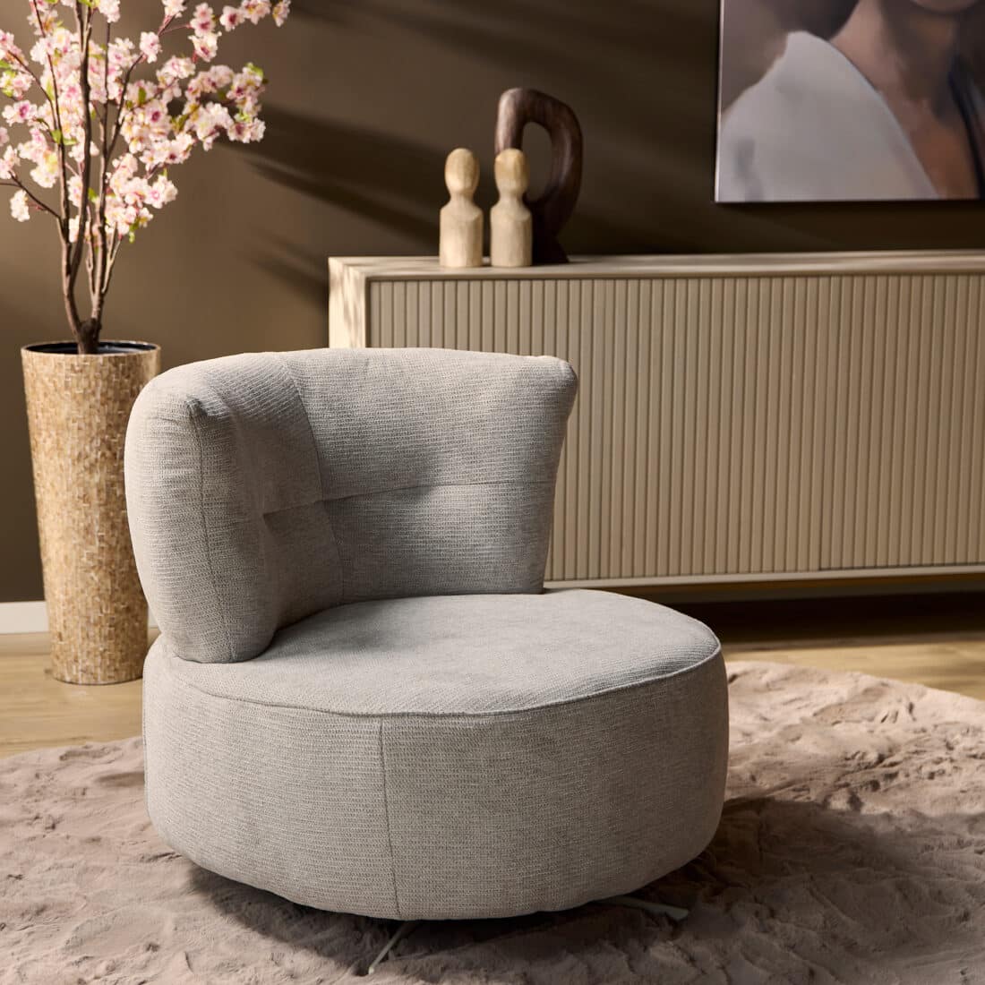 Starfurn Fauteuil Fien Light Grey