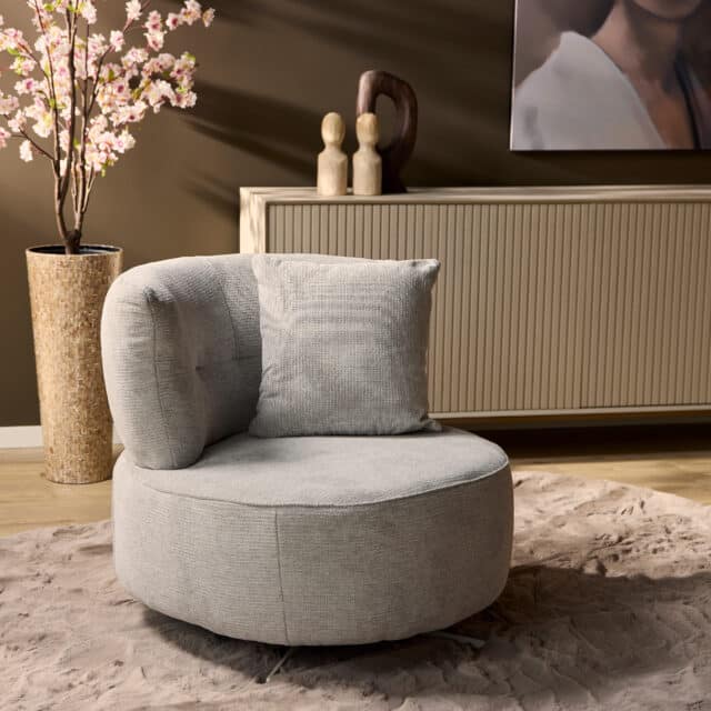 Starfurn Fauteuil Fien Light Grey