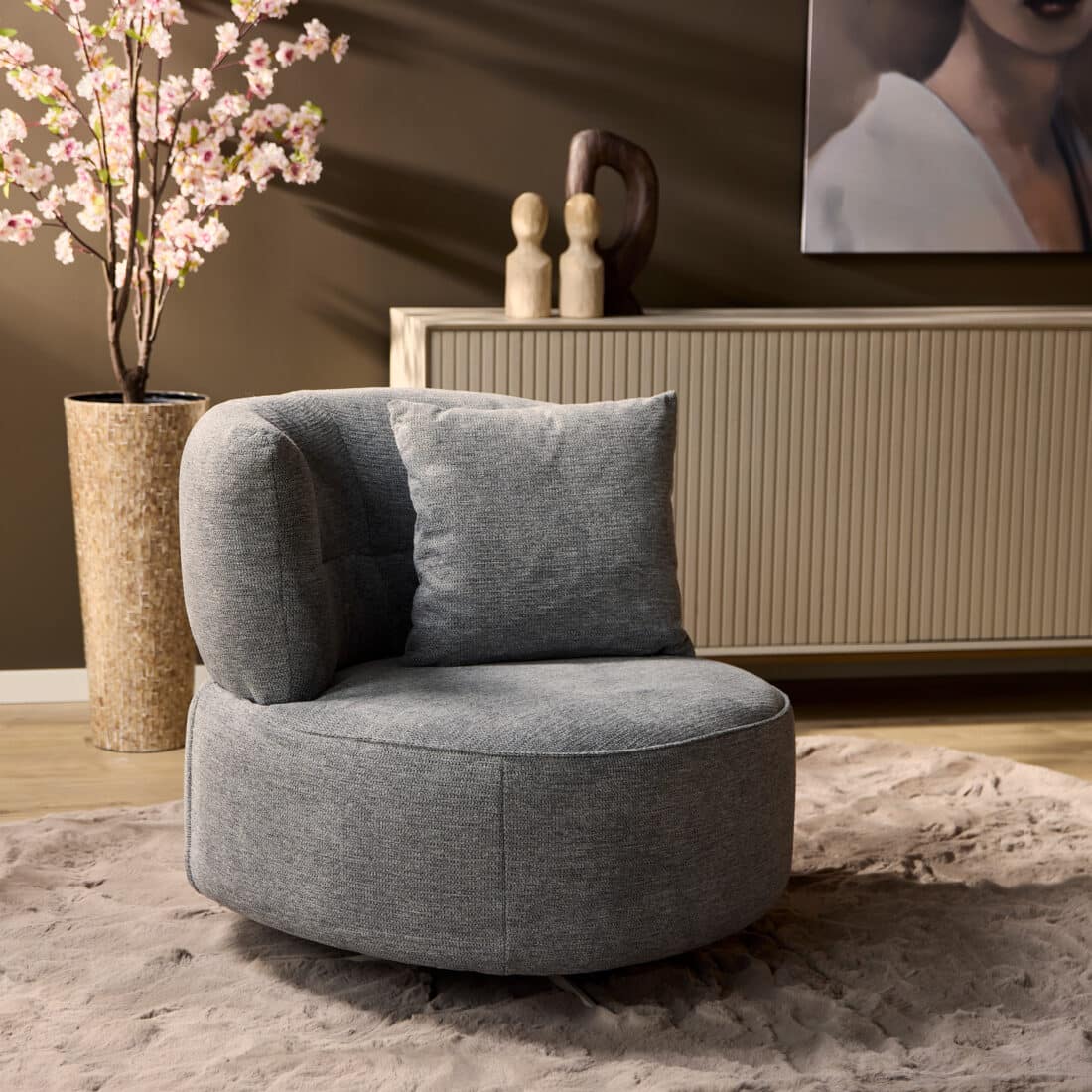 Starfurn Fauteuil Fien Grey