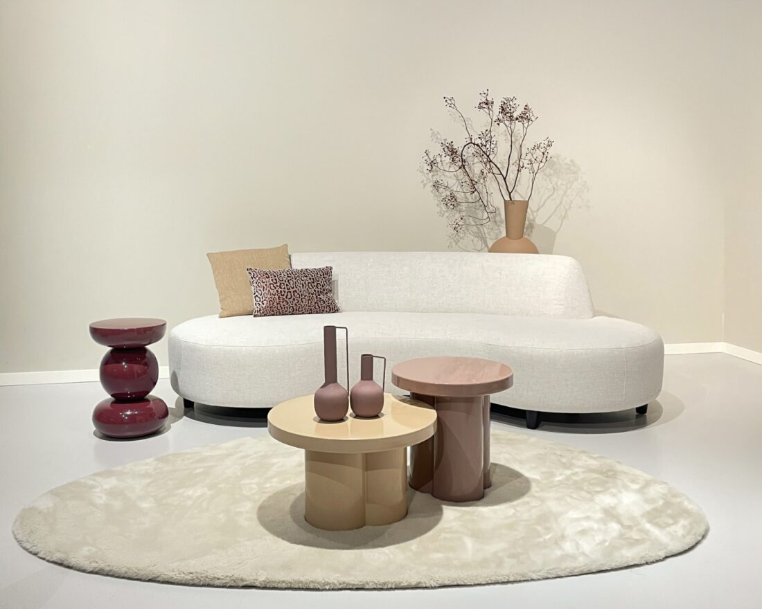 Livingfurn Bijzettafels Brix Dex Maroon