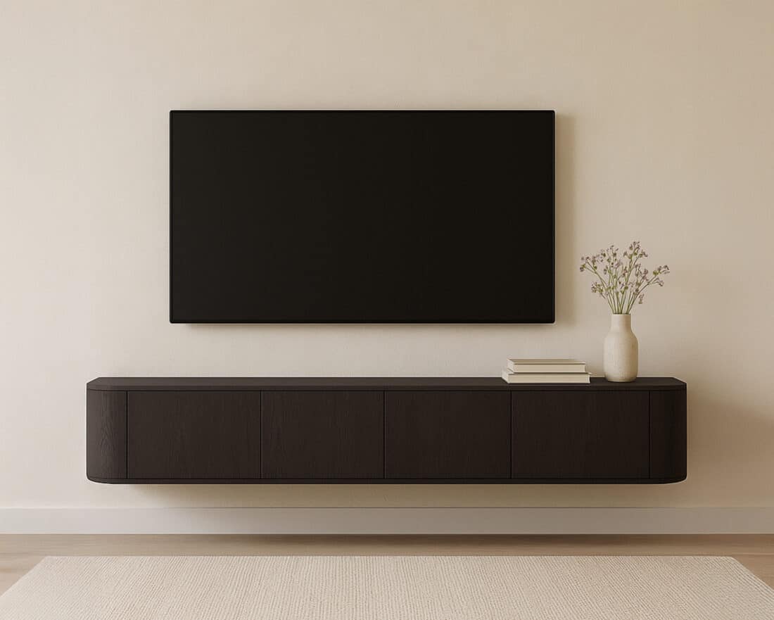 Livingfurn Tv Meubelen Novero Espresso Zwevend 220cm