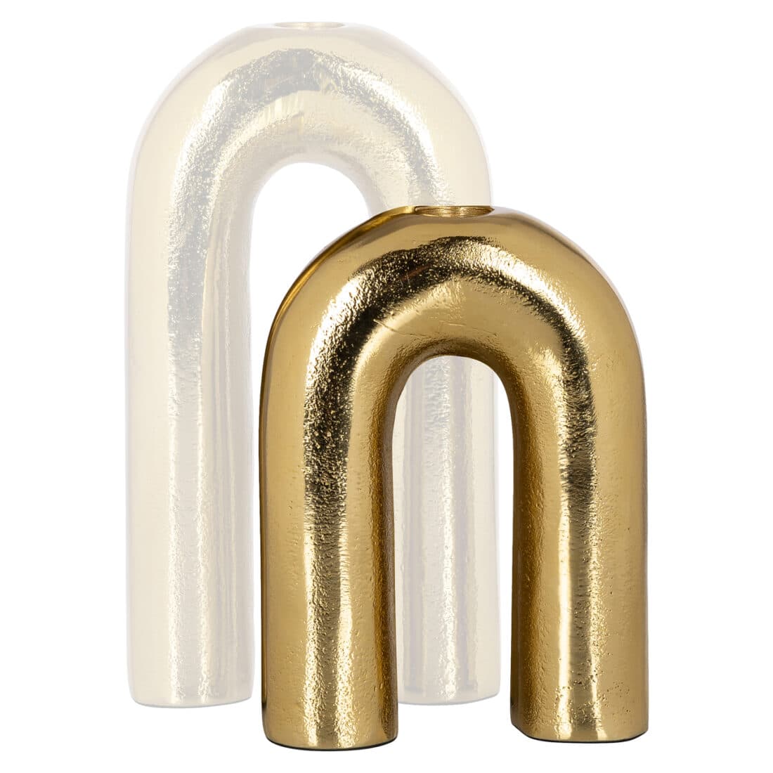 Richmond Interiors kandelaar 12x12x43,5 cm Rowin klein goud