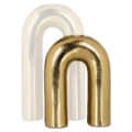 Richmond Interiors kandelaar 12x12x43,5 cm Rowin klein goud
