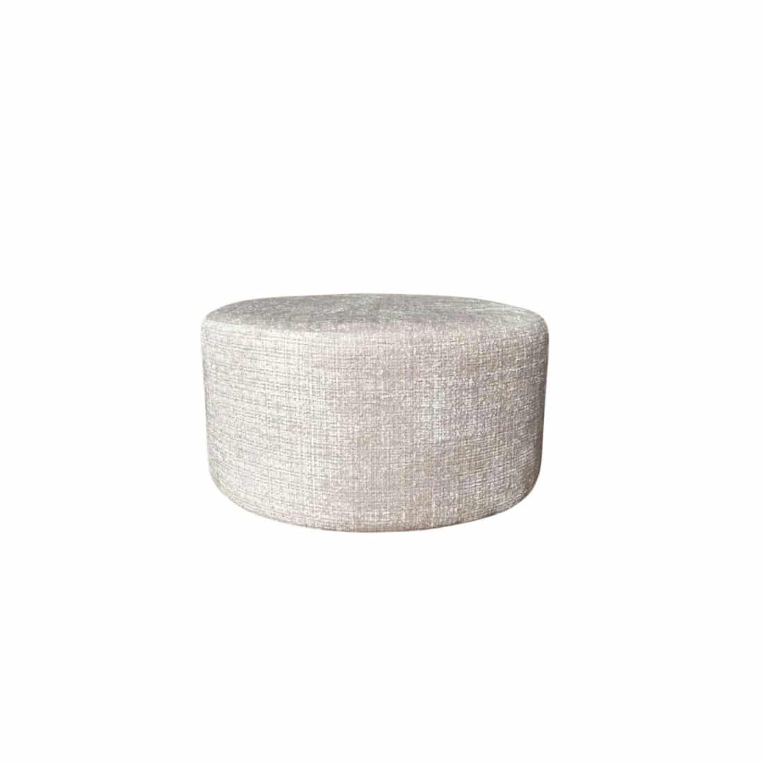 Starfurn My Sofa Hocker Rond 60 Cm Cremona 02 Beige