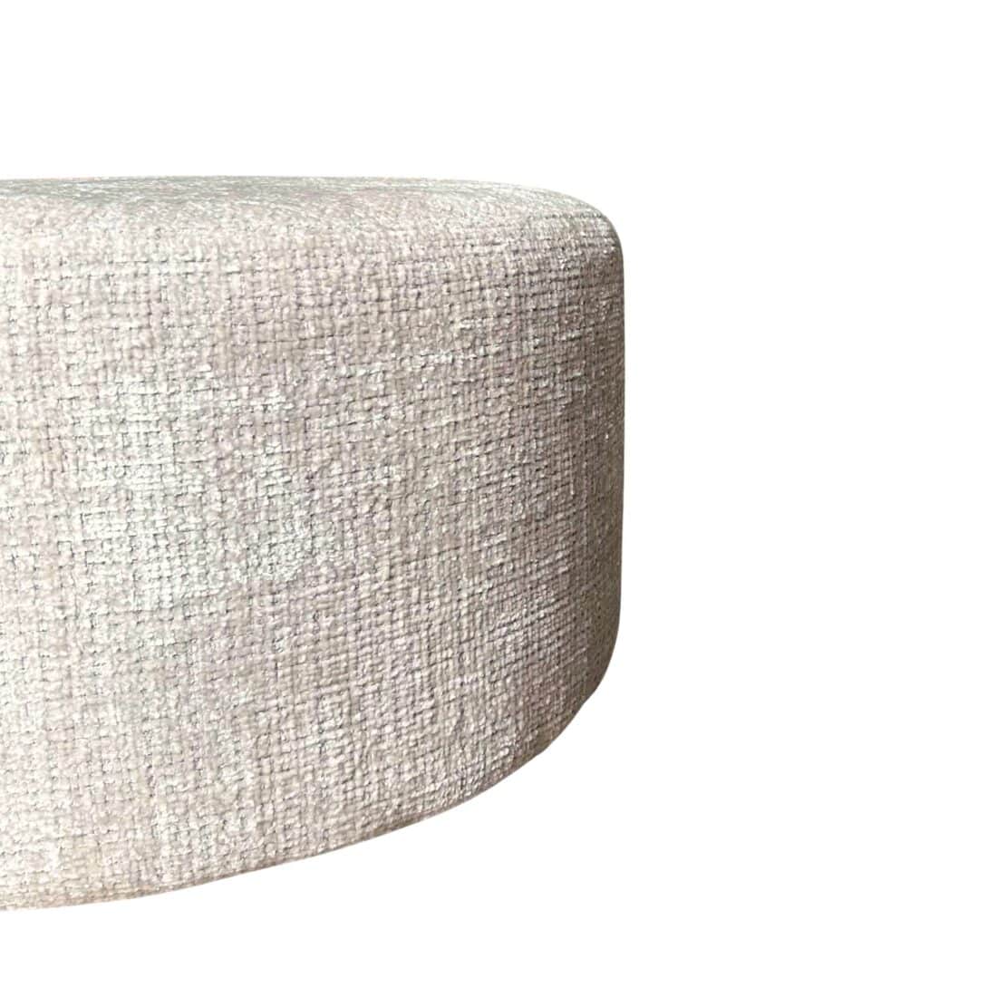 Starfurn My Sofa Hocker Rond 60 Cm Cremona 02 Beige