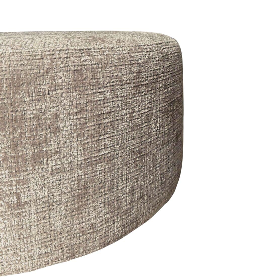 Starfurn My Sofa Hocker Rond 60 Cm Cremona 02 Beige