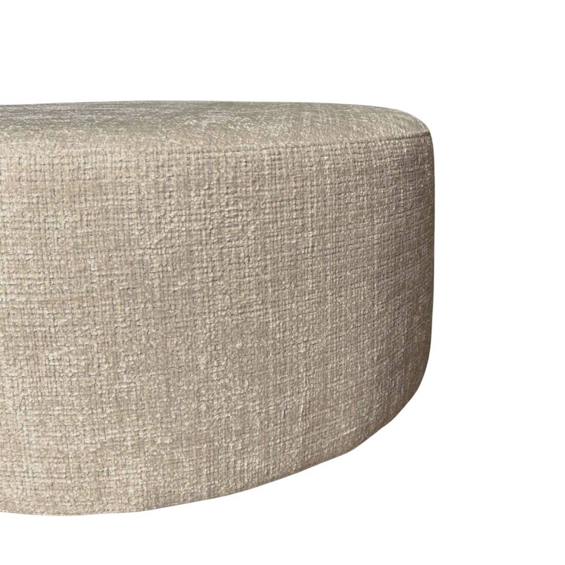 Starfurn My Sofa Hocker Rond 80 Cm Cremona 14 Taupe