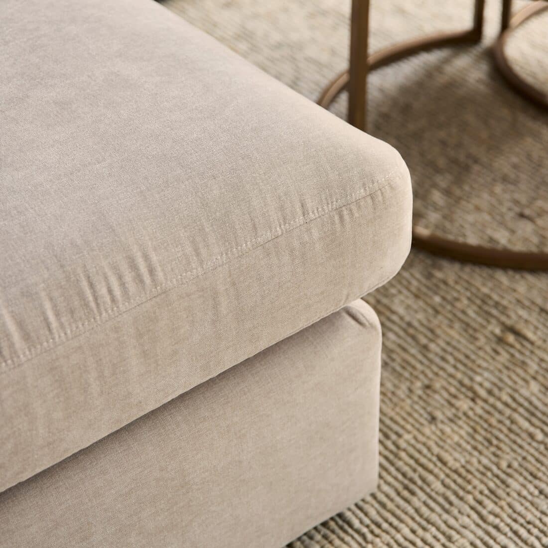 Starfurn Mysofa Jesse 2 5 Zits Ottomane Rechts Beige