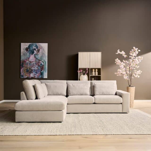 Starfurn Mysofa Jesse 2 5 Zits Ottomane Rechts Beige