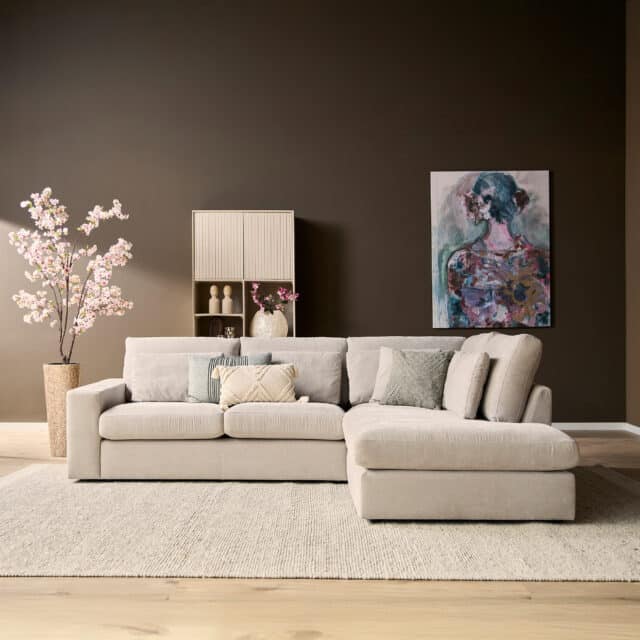 Starfurn Mysofa Jesse 2 5 Zits Ottomane Rechts Beige