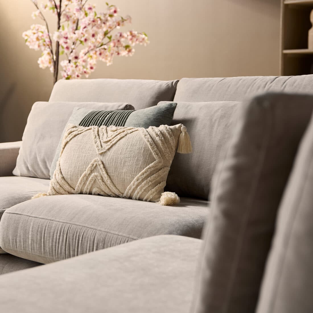 Starfurn Mysofa Jesse 2 5 Zits Ottomane Rechts Beige