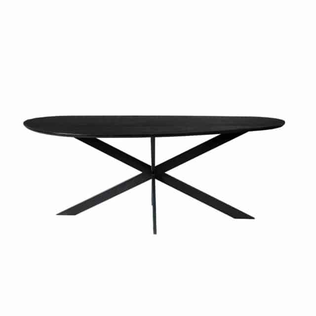 Starfurn Eettafel Cloud 210 Cm Eiken Zwart