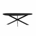 Starfurn Eettafel Cloud | 180 cm | Eiken | Zwart