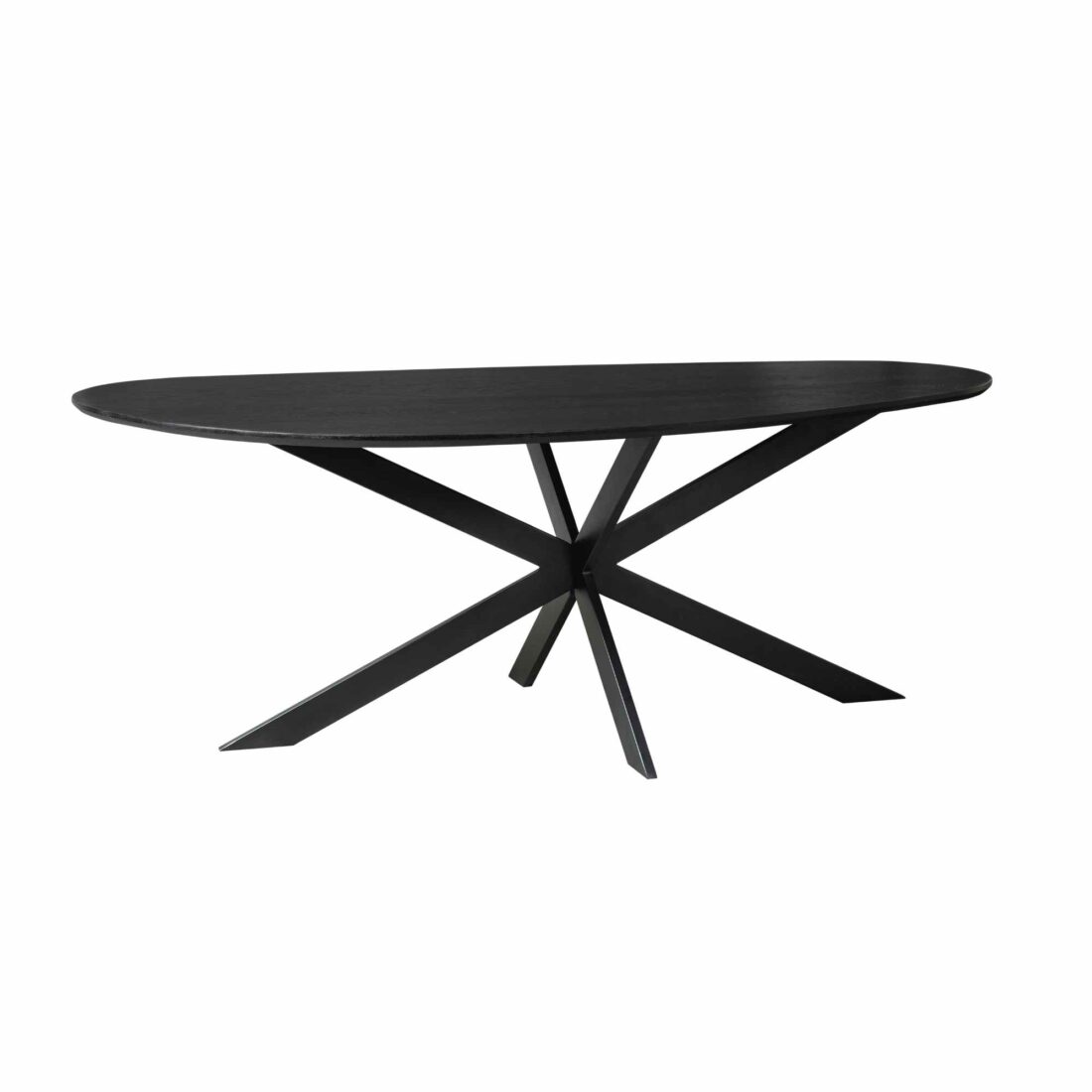 Starfurn Eettafel Cloud 210 Cm Eiken Zwart
