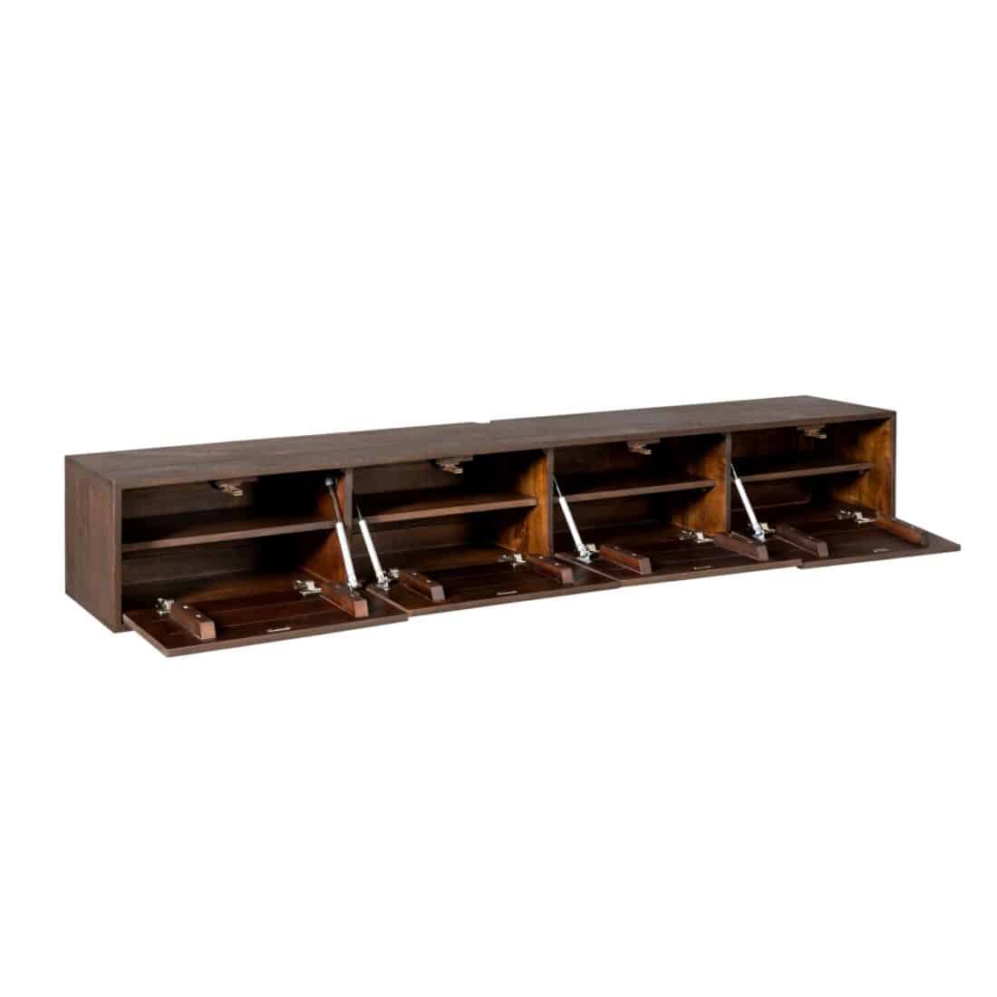 Starfurn Zwevend Tv Meubel Vision Brown 200 Cm