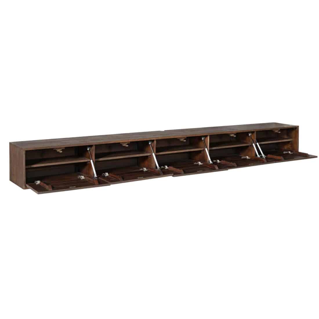 Starfurn Zwevend Tv Meubel Vision Brown 280 Cm