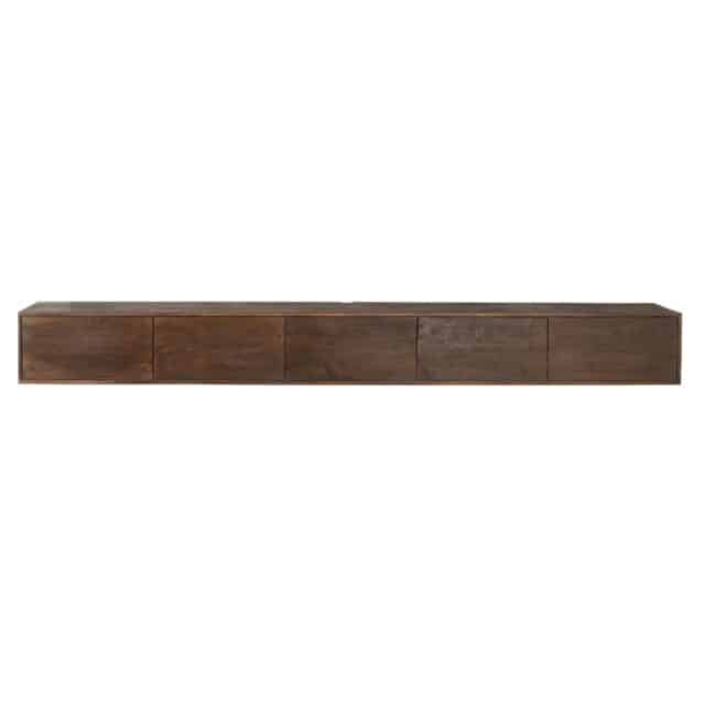 Starfurn Zwevend Tv Meubel Vision Brown 280 Cm