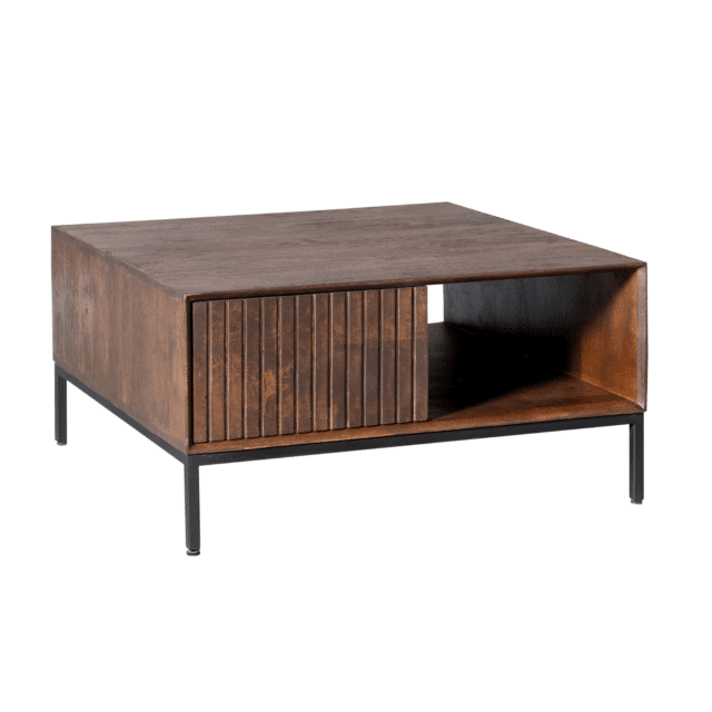 Starfurn Salontafel Madison Brown 80 Cm Vierkant