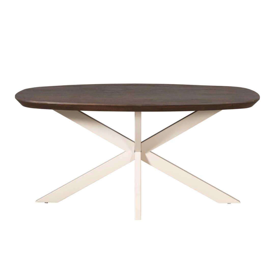 Starfurn Eettafel Madison Brown 160 Cm Deens Ovaal Poot Sand