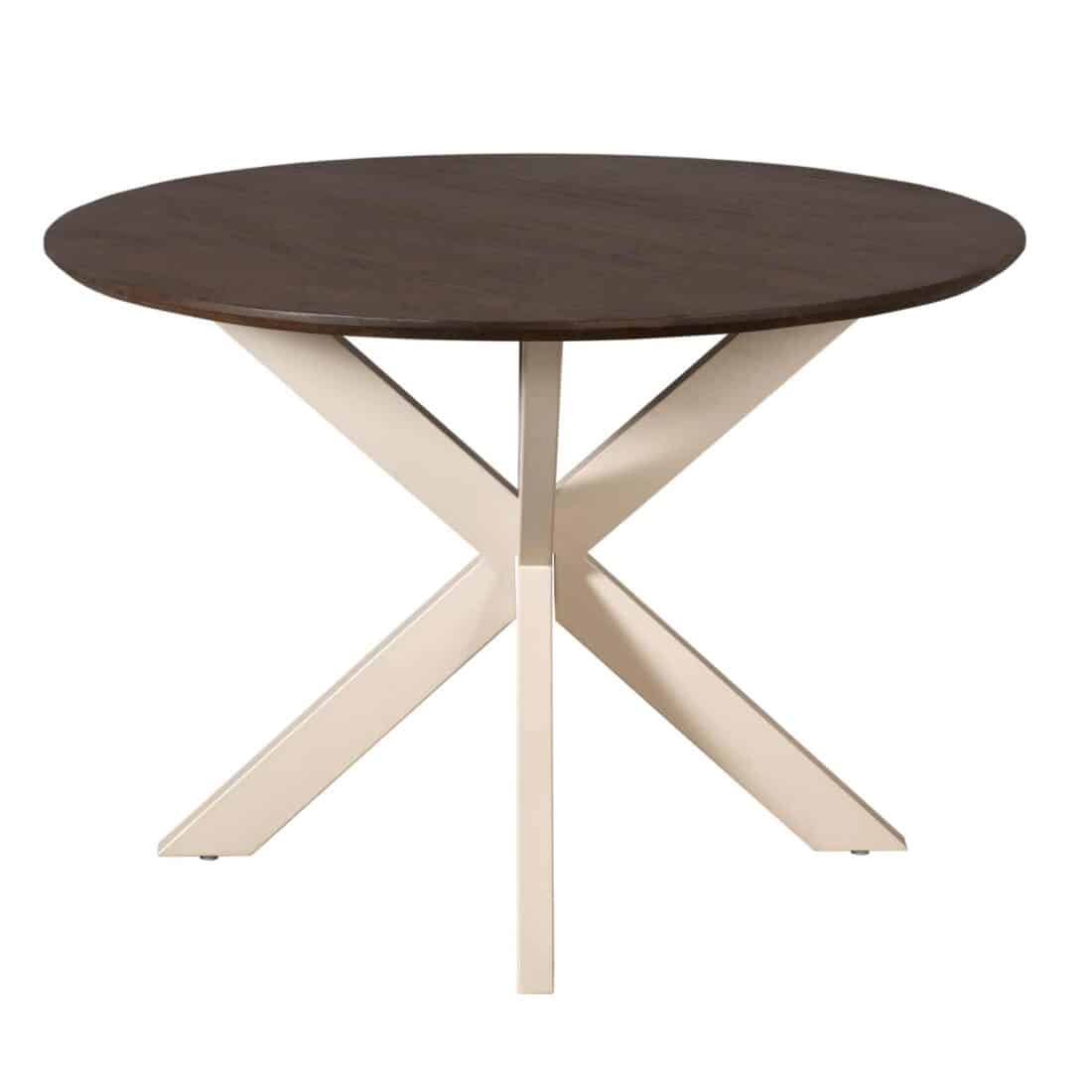 Starfurn Eettafel Madison Brown 110 Cm Poot Sand