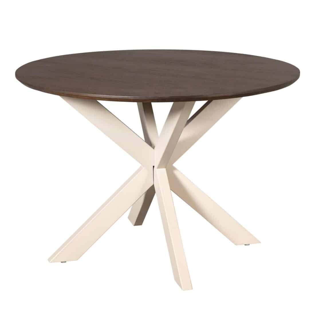 Starfurn Eettafel Madison Brown 110 Cm Poot Sand