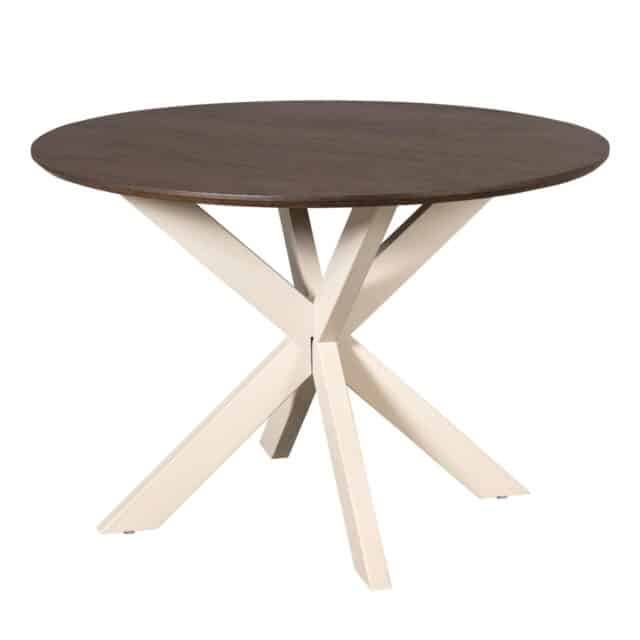 Starfurn Eettafel Madison Brown 110 Cm Poot Sand