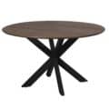 Starfurn Eettafel Madison Brown | 130 cm | Poot Black