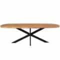 Starfurn Eettafel Madison Naturel | 200 cm | Deens ovaal