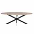 Starfurn Eiken eettafel Ferris | Ovaal 180 cm | Naturel
