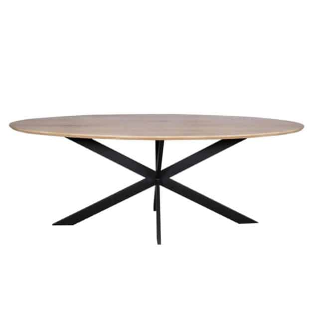 Starfurn Eiken Eettafel Ferris Ovaal 180 Cm Naturel