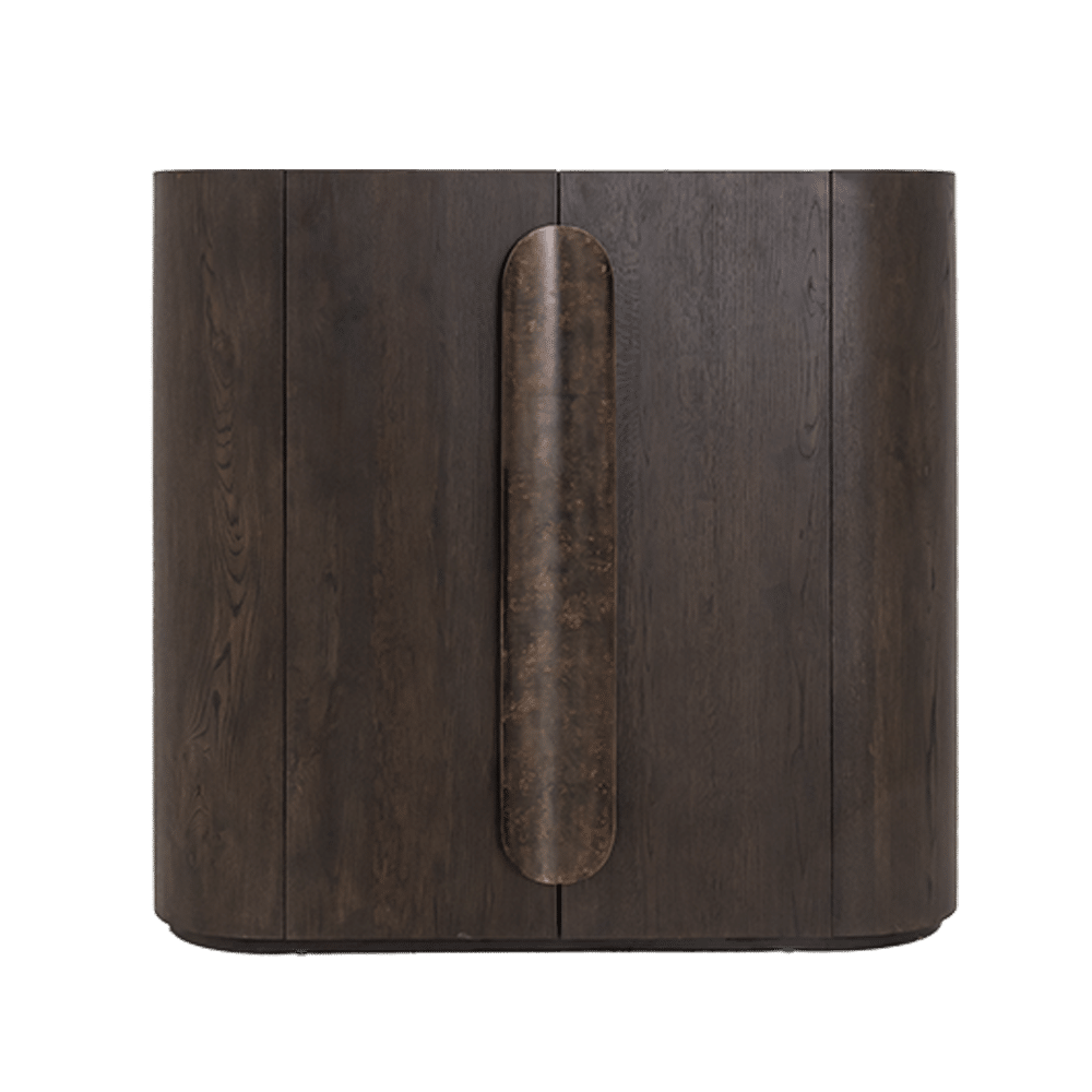 Tower Living Opbergkast Allure 150x50x140 Cm Donkerbruin Eiken