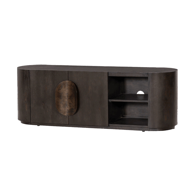 Tower Living tv meubel Allure 150x40x50 cm donkerbruin acacia