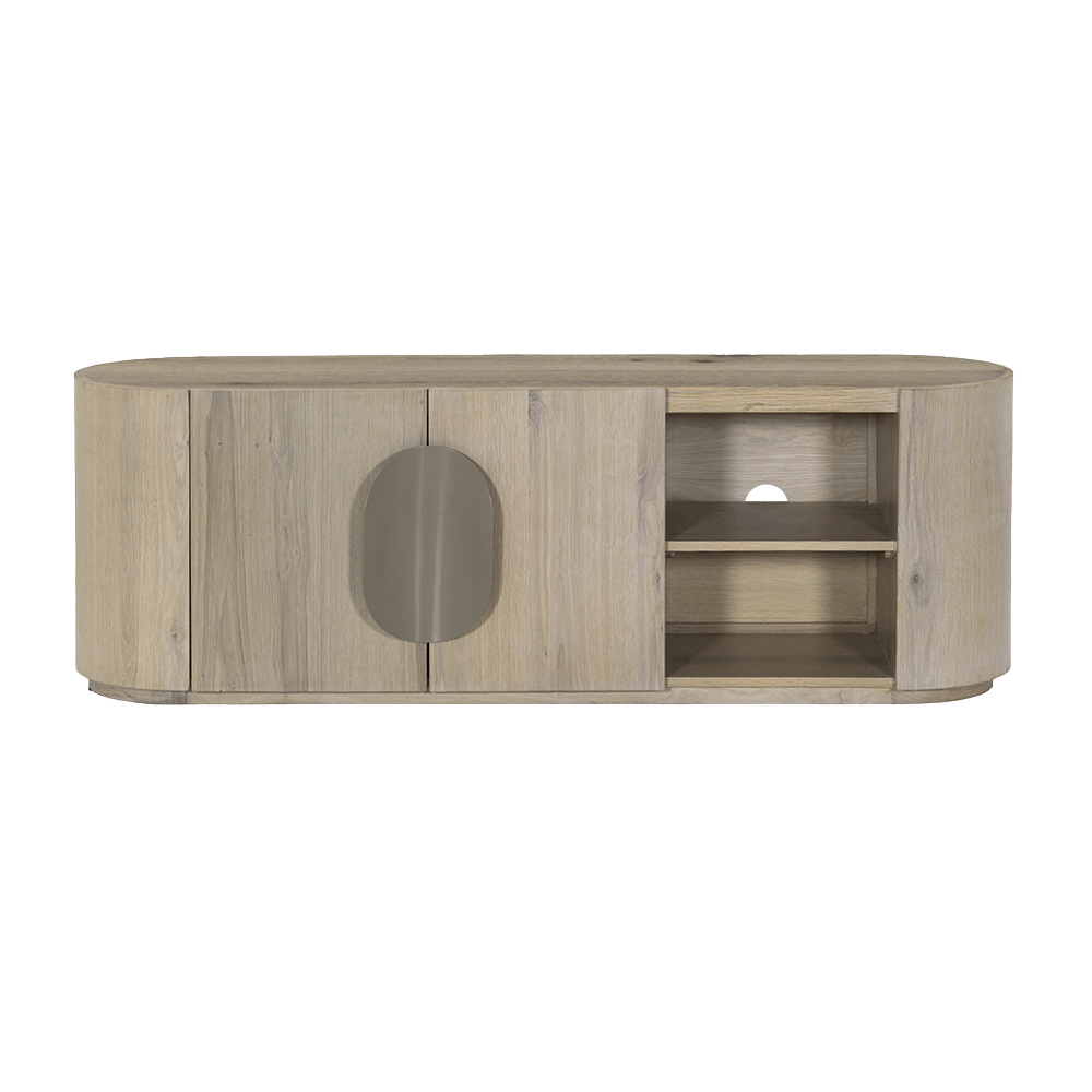 Tower Living tv meubel Allure 150x40x50 cm white wash acacia