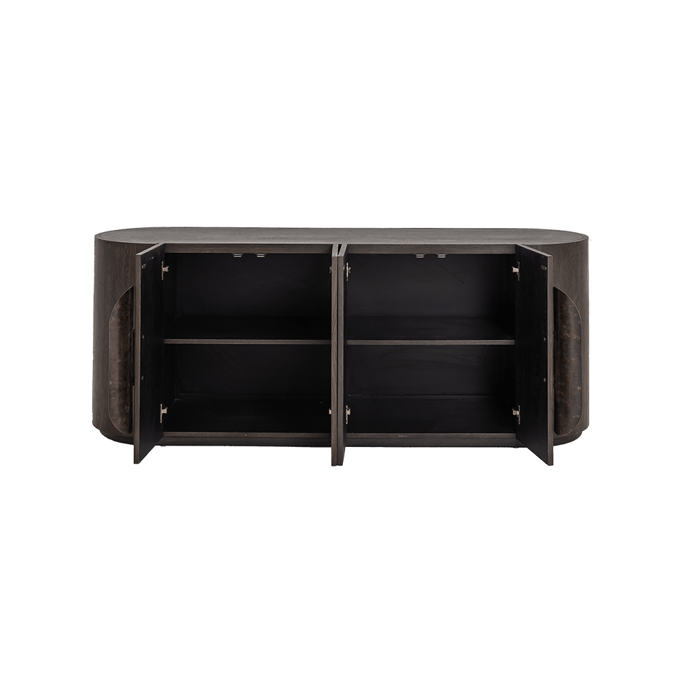 Tower Living dressoir Allure 180x50x70 cm donkerbruin eiken