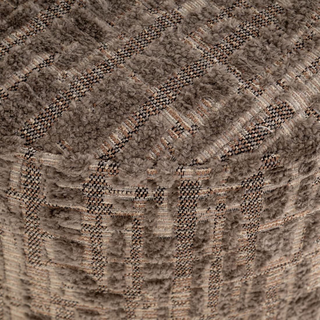 Richmond Interiors poef Lexie 45Ø grijs Richmond Interiors poef Lexie 45Ø grijs