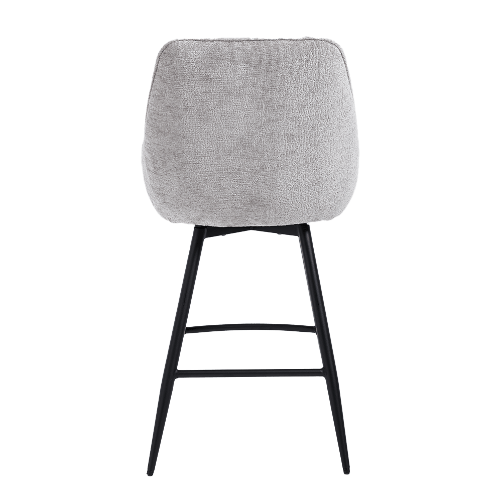 achterkant Tower Living barstoel Trino draaibaar beige