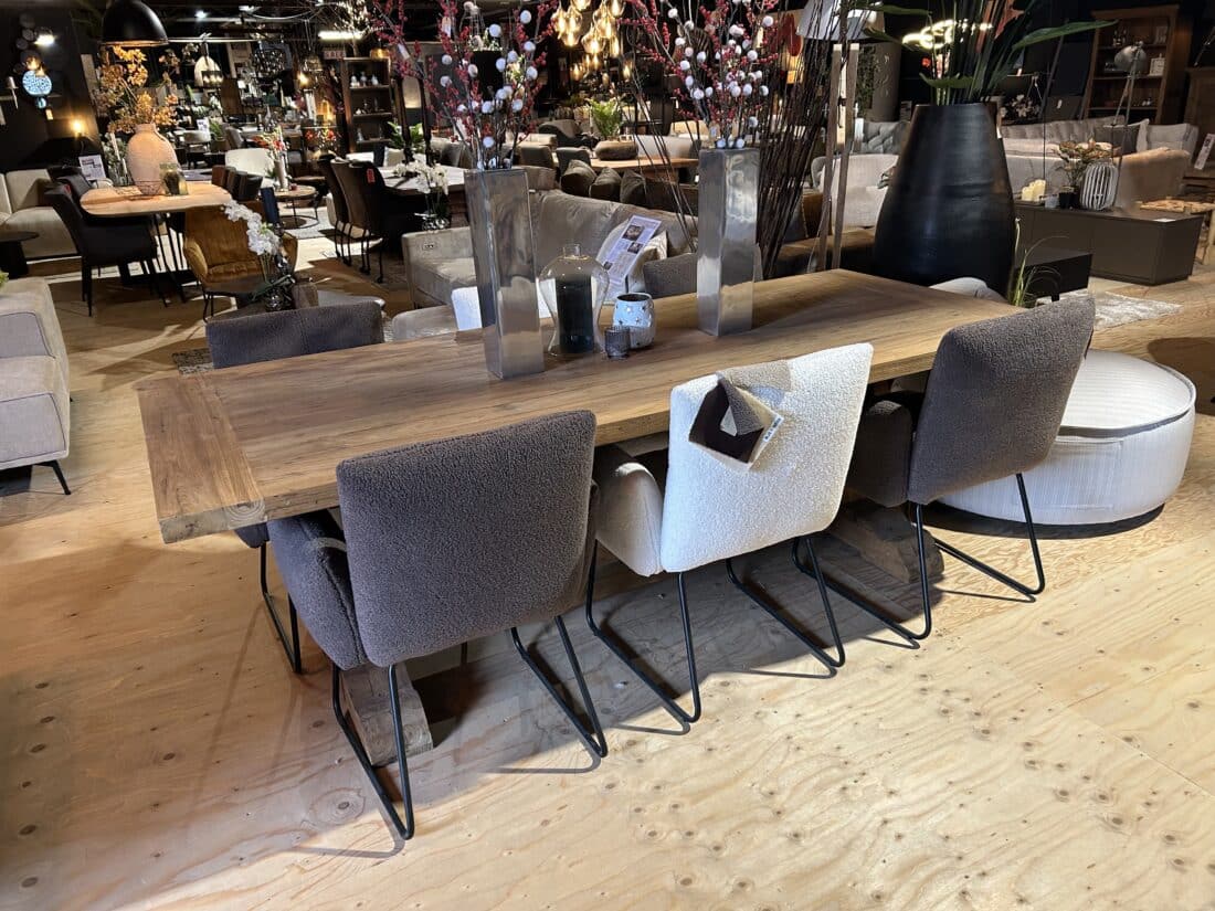 SHOWMODEL Tower Living set van 6 stuks eetkamerstoelen Dante SHOWMODEL Tower Living set van 6 stuks eetkamerstoelen Dante