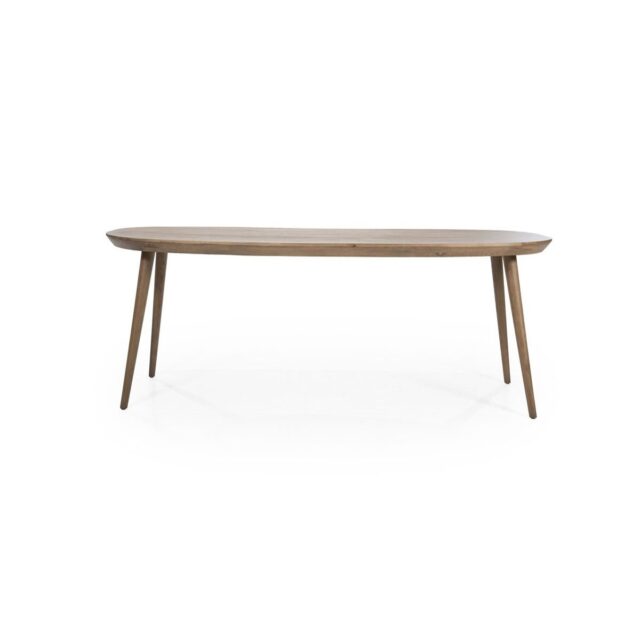 Eleonora eettafel Elijah 220x100x78 cm bruin eiken