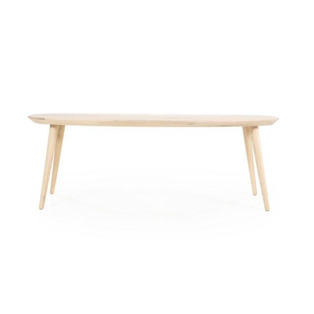 Eleonora eettafel Elijah 260x100x78 cm naturel eiken