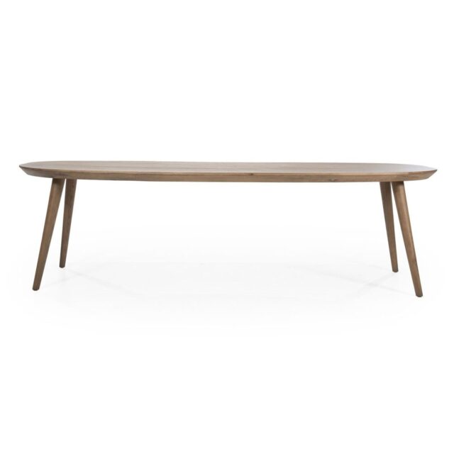 Eleonora eettafel Elijah 300x100x78 cm bruin eiken
