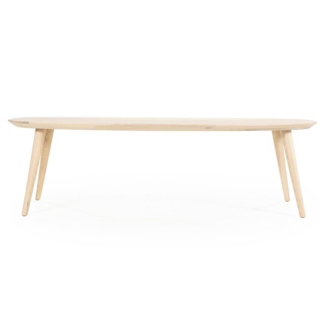 Eleonora eettafel Elijah 300x100x78 cm naturel eiken