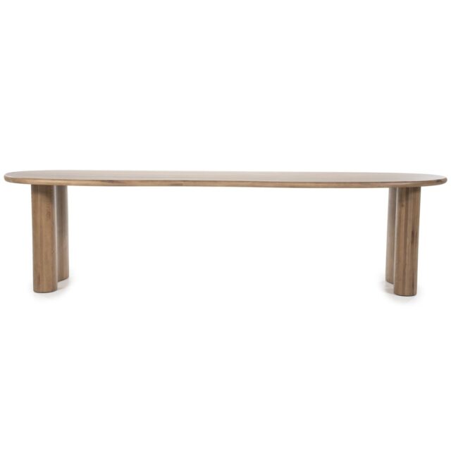 Eleonora eettafel Josh 300x110x77 cm bruin eiken