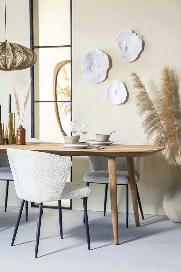 Eleonora eettafel Tabassum cm gerecycled teak Eleonora eettafel Tabassum cm gerecycled teak