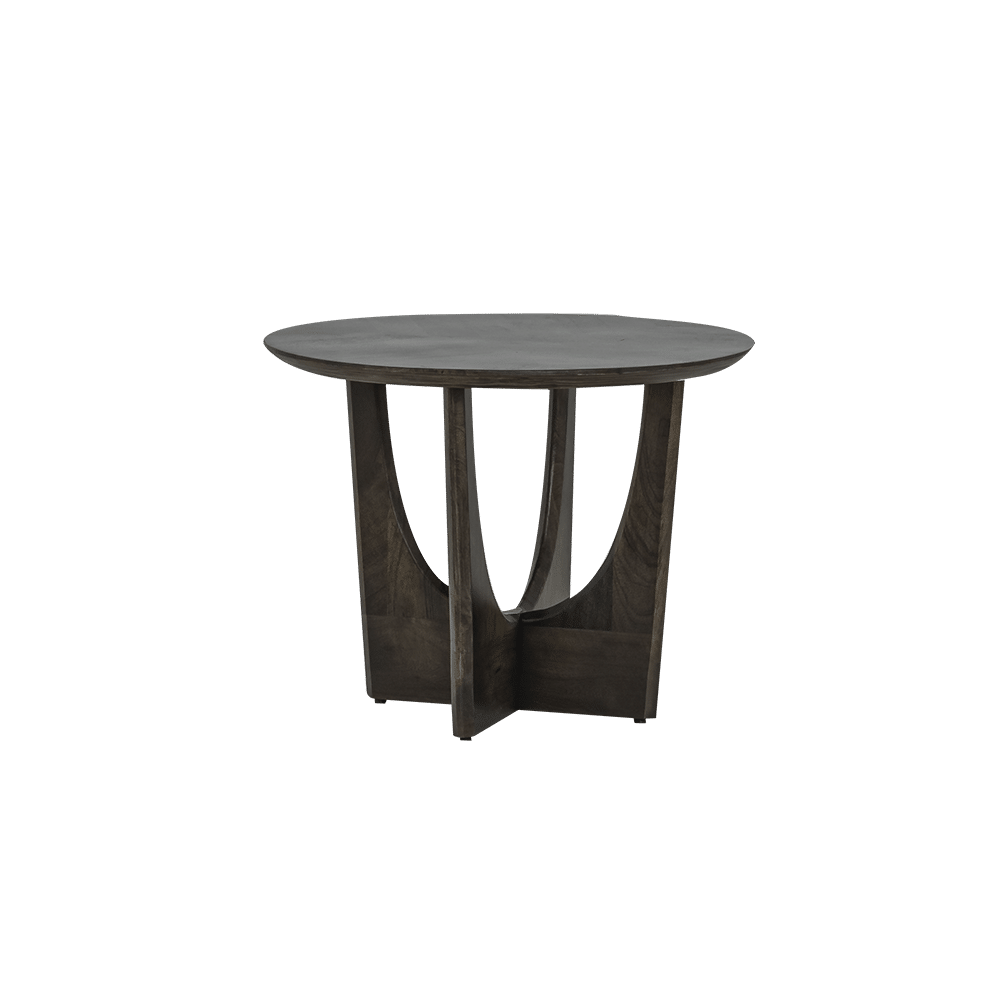 Tower Living salontafel Fermo 60x60x45 cm rond olijfbruin mangohout Tower Living salontafel Fermo 60x60x45 cm rond olijfbruin mangohout