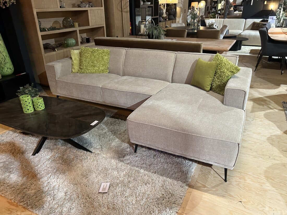 SHOWMODEL Tower Living loungebank Leeds 2,5 zits-lounge City 120 beige SHOWMODEL Tower Living loungebank Leeds 2,5 zits-lounge City 120 beige